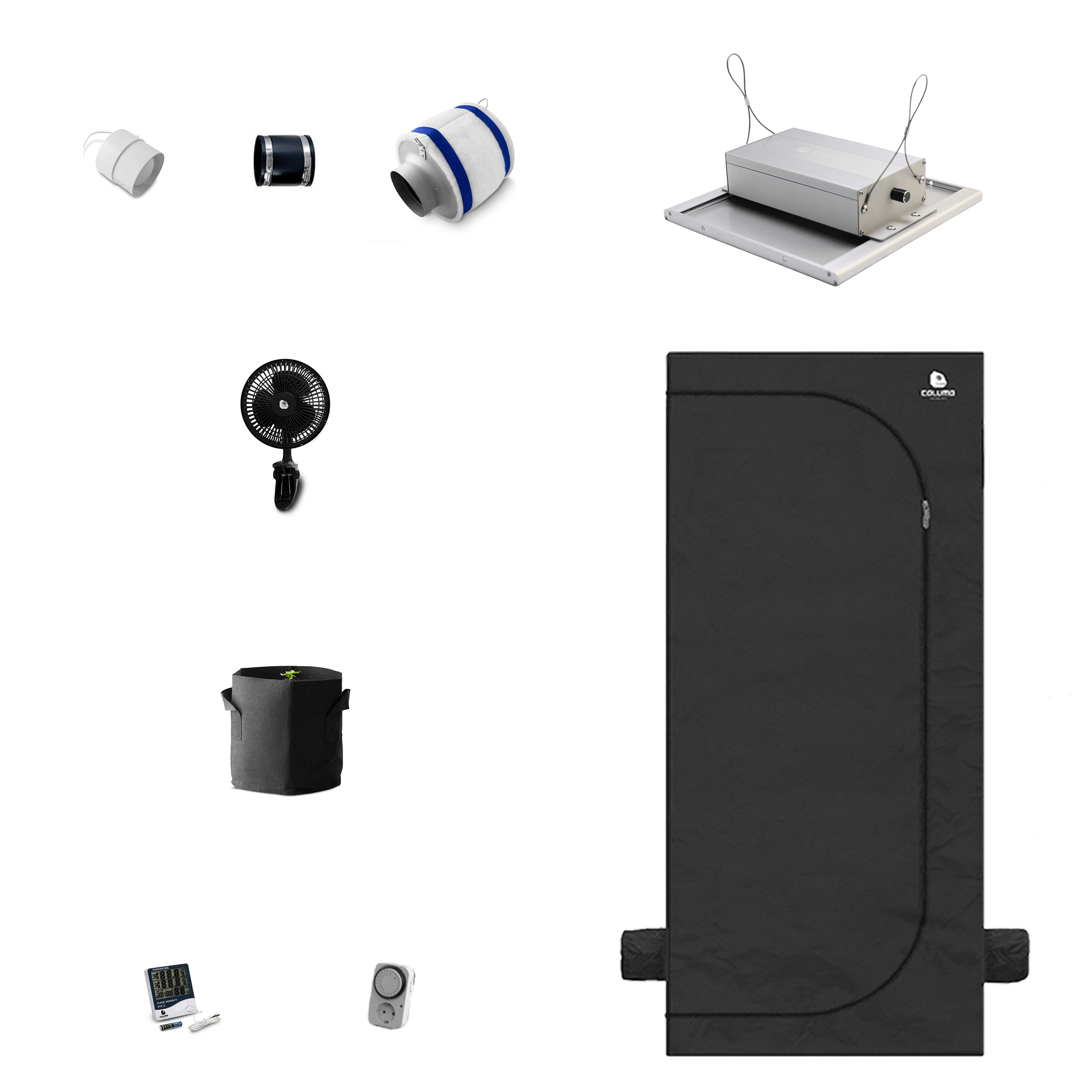 Caluma Set - 1 Plant (60 x 60 cm, 75 W) 1 Caluma Set - 1 Plant (60 x 60 cm, 75 W)