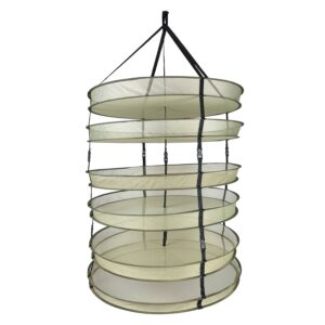 Caluma Trockennetz, Ø 90 cm, 6 Etagen, (Clip- & faltbar)