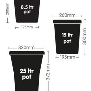 Autopot Topf, 8,5 l