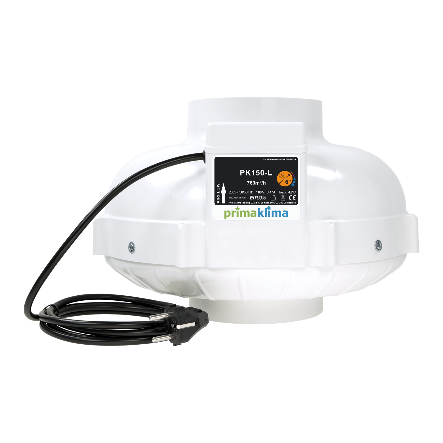 PrimaKlima PK150-L (760 m³/h)