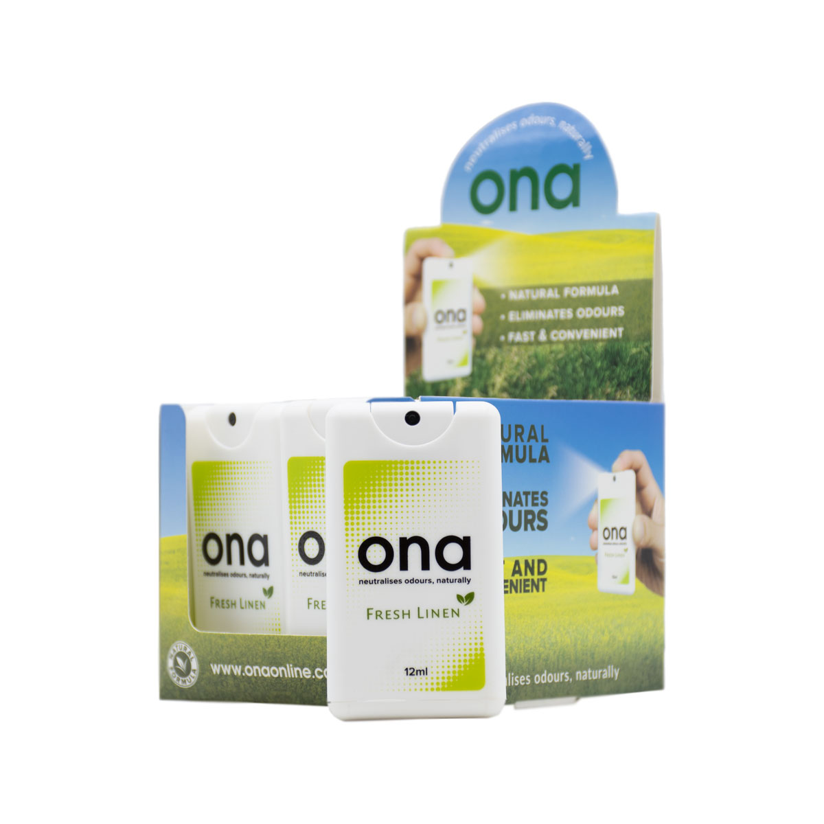 ONA Spray Card Fresh Linen 12 ml