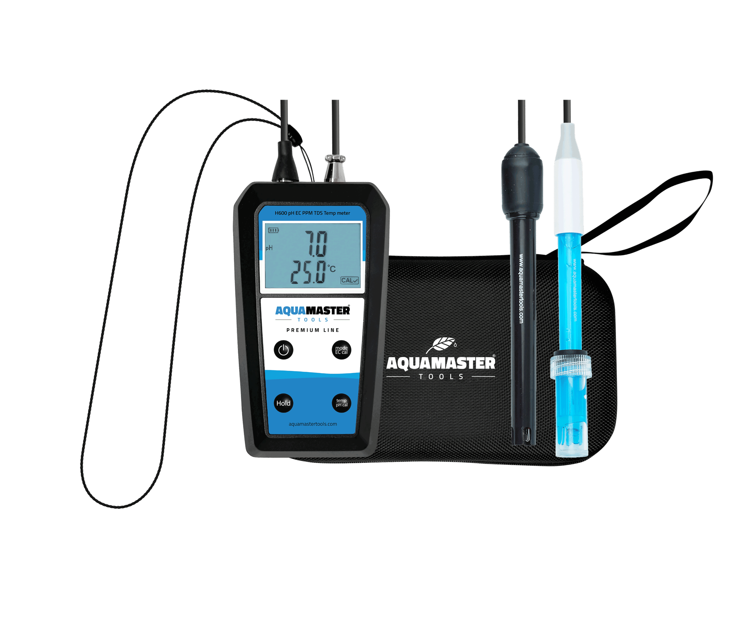 AquaMaster Tools Handmessgerät H600 pro (pH, EC, PPM, TDS, Temp.)