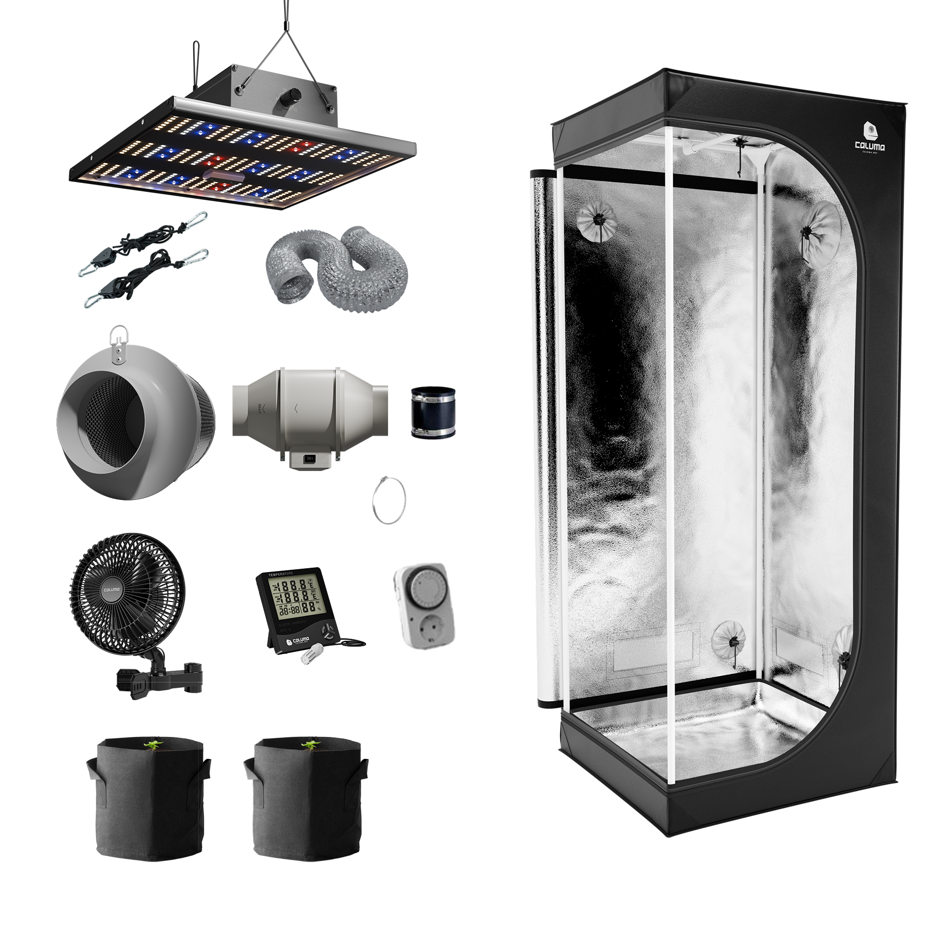 Caluma Growset S (60 x 60 cm, 75 W, One-Box)