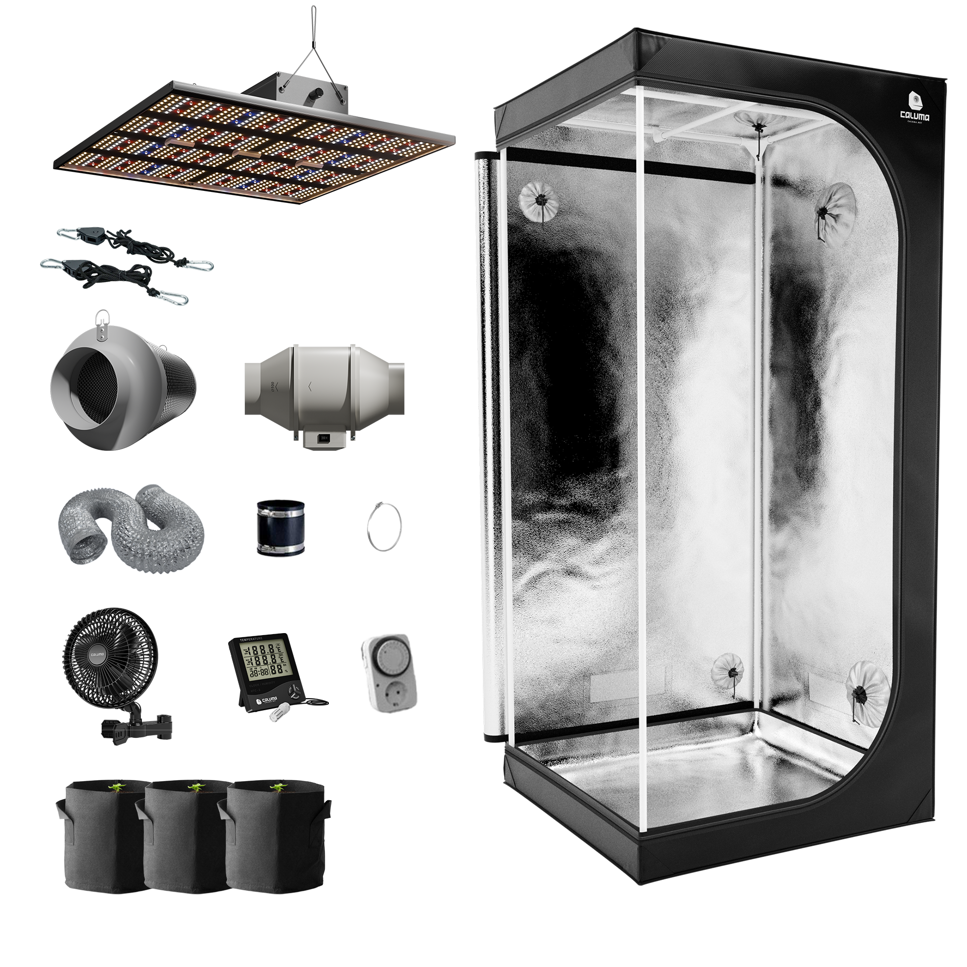 Caluma Growset M (80 x 80 cm, 240 W, One-Box)