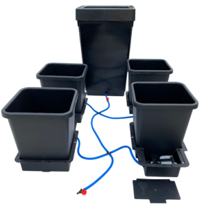 Autopot Komplettsystem, 4Pot (mit Ø 5 mm AQUAvalve und Ø 9 mm Fittings)