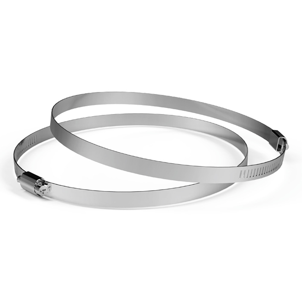 AC Infinity Edelstahl-Luftkanal-Schellen, 200 mm, 2er Pack