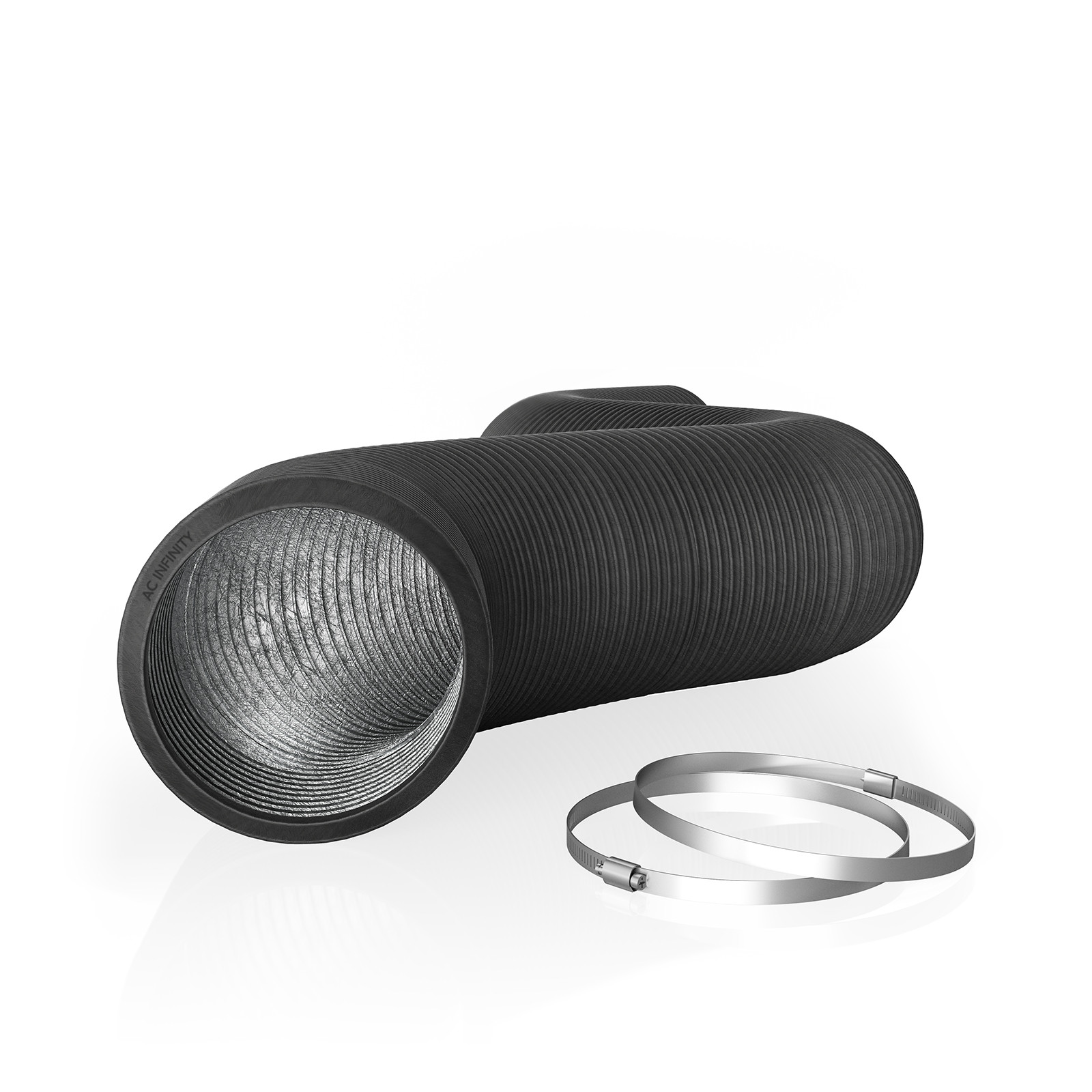 AC Infinity Flexibler 4-lagiger Luftschlauch, 200 mm, 2,4 m Länge