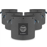 AC Infinity Hochbelastbare wiederverwendbare Stofftöpfe, 38 Liter, 5er-Pack 3 AC Infinity Hochbelastbare wiederverwendbare Stofftöpfe, 38 Liter, 5er-Pack – Bild 3