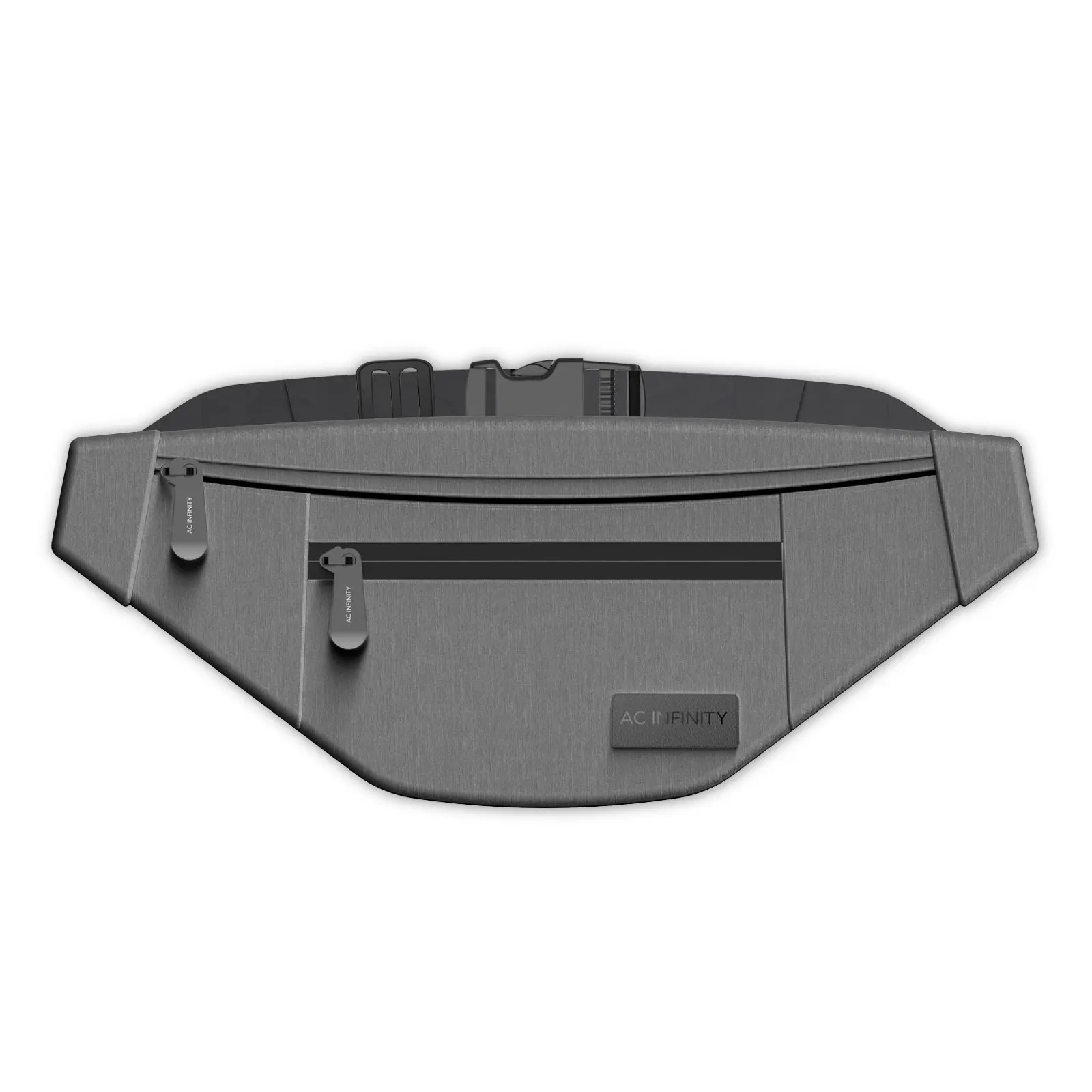 AC Infinity Hip Bag, grau, mit geruchsneutralisierendem Aktivkohlefilter