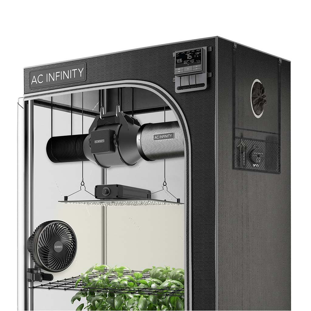 AC Infinity Grow Zelt-System 60 x 60 x 180 cm, 1-Pflanzen-Set