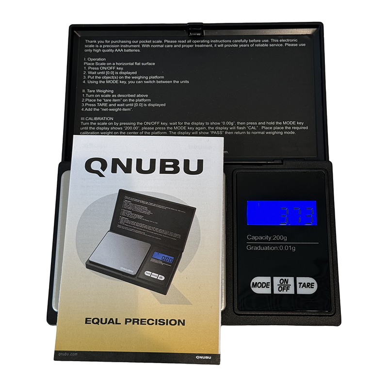 Qnubu Digitale Waage Equal Precision (0