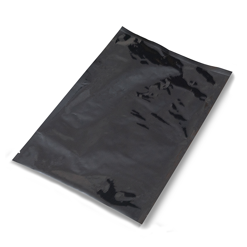 Qnubu Versiegelbarer Aluminiumbeutel 30 x 45 cm Schwarz 50 Stück
