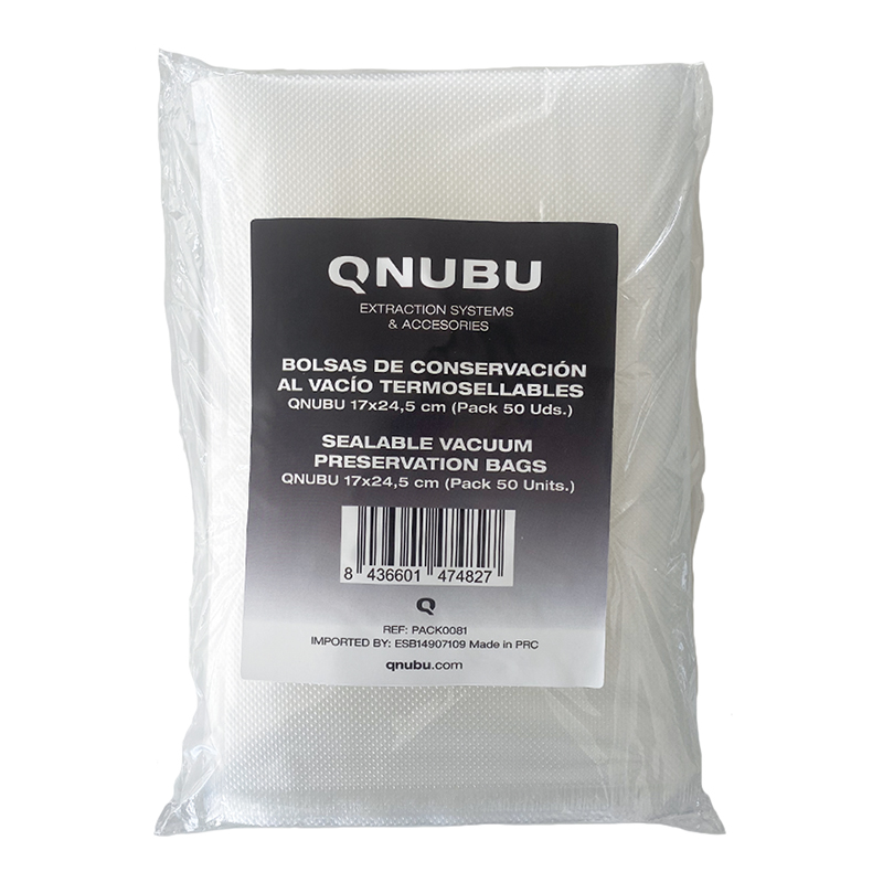 Qnubu Vakuumbeutel Thermoverschweißbar (17x24