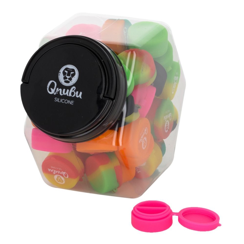 Qnubu Silikonbehälter Doble 7 ml (Display L 50 Stück)