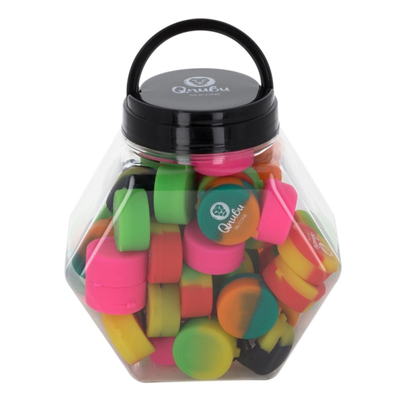 Qnubu Silikonbehälter Doble 7 ml (Display L 50 Stück)