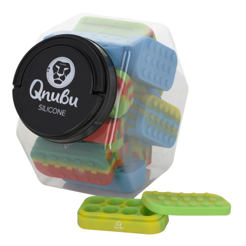 Qnubu Silikonbehälter Apilable 6+1 34 ml (Display XL 20 Stück)