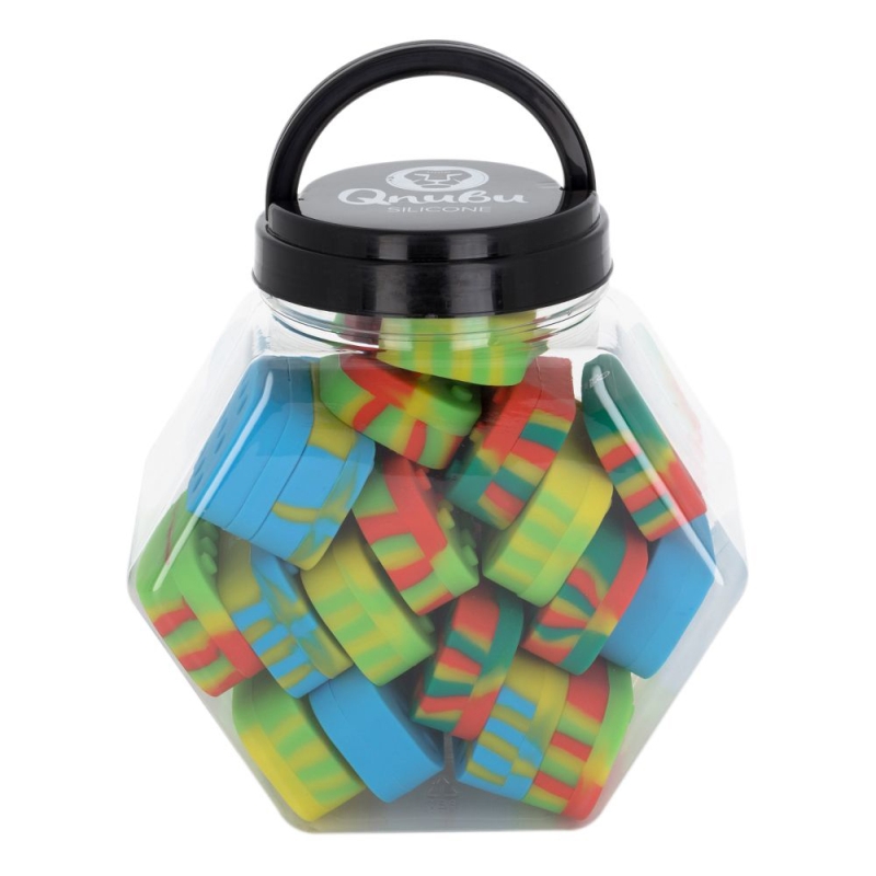 Qnubu Silikonbehälter Apilable 6+1 34 ml (Display XL 20 Stück)