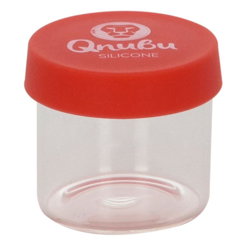 Qnubu Silikon-glas-behälter 6 ml (Display L 70 Stück)