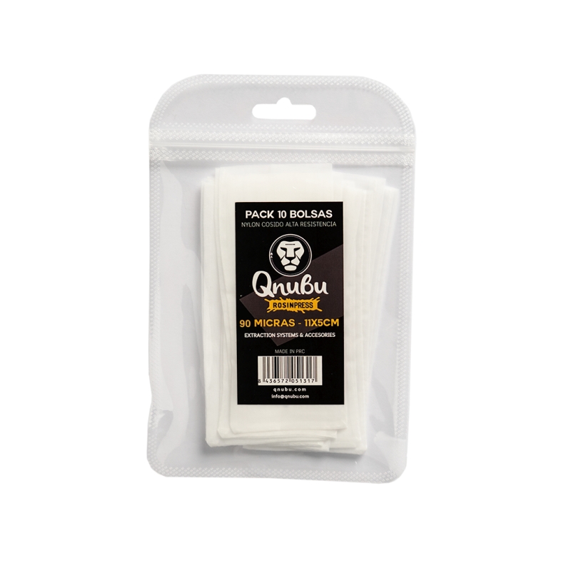 Qnubu Rosin-Pressbeutel 15 Mikron (11 x 11 cm) Pack 10 Stück