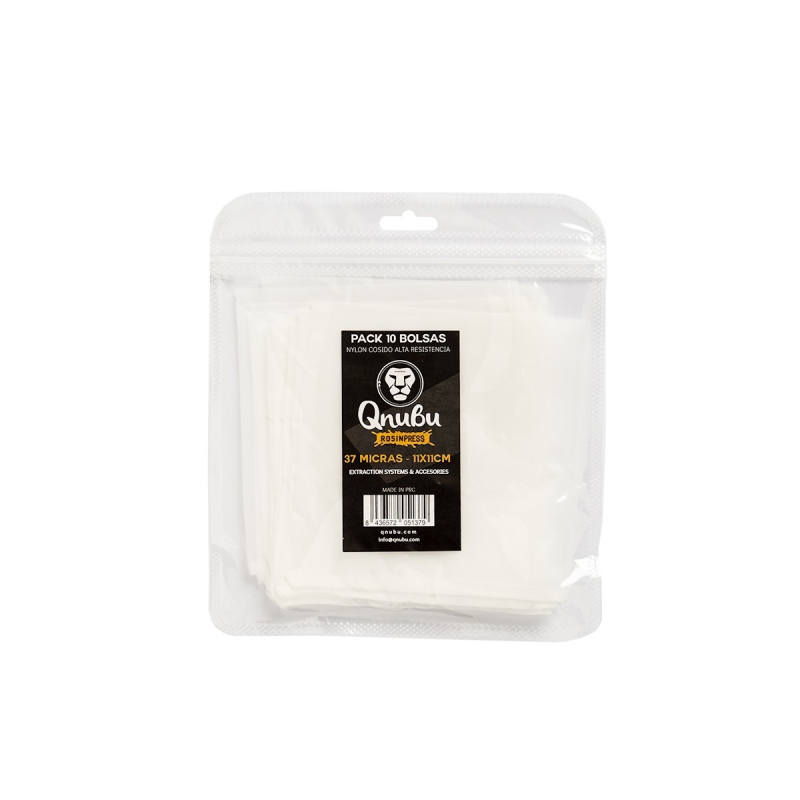 Qnubu Rosin-Pressbeutel 70 Mikron (11 x 11 cm) Pack 10 Stück