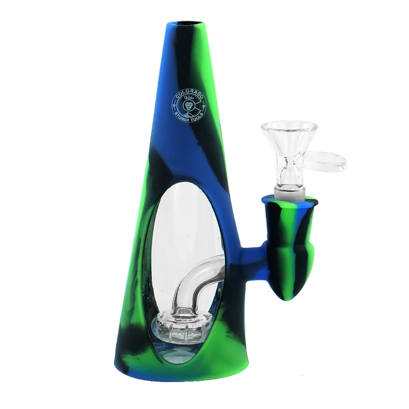 Qnubu Dab-Pfeife Clear Colorado 15 cm (2-in-1)