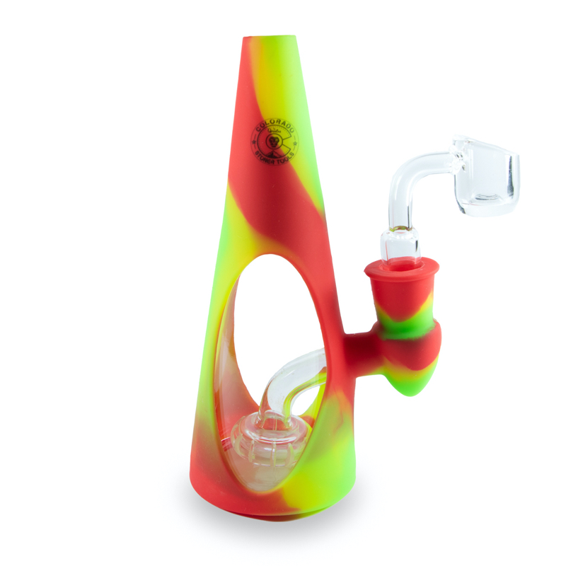 Qnubu Dab-Pfeife Clear Colorado 15 cm (2-in-1)
