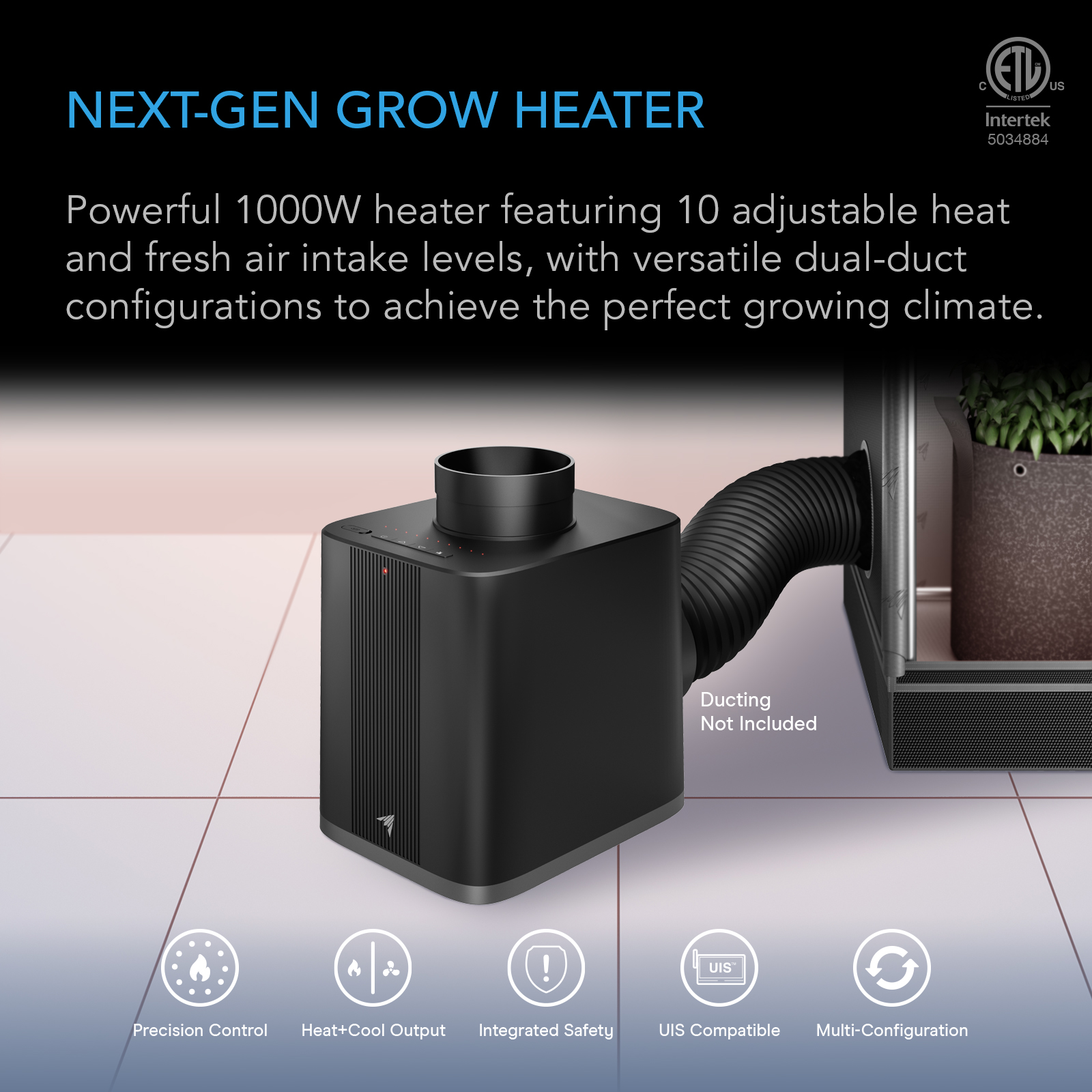 AC Infinity THERMOFORGE S7, Heizgerät für Pflanzen (ab Herbst 2026 erhältlich) 3 AC Infinity THERMOFORGE S7