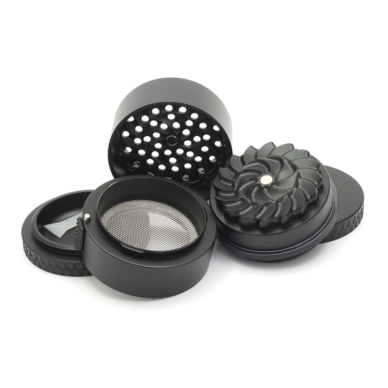Grinder Spiral Vibe (63 mm) Schwarz 2 Grinder Spiral Vibe (63 mm) Schwarz