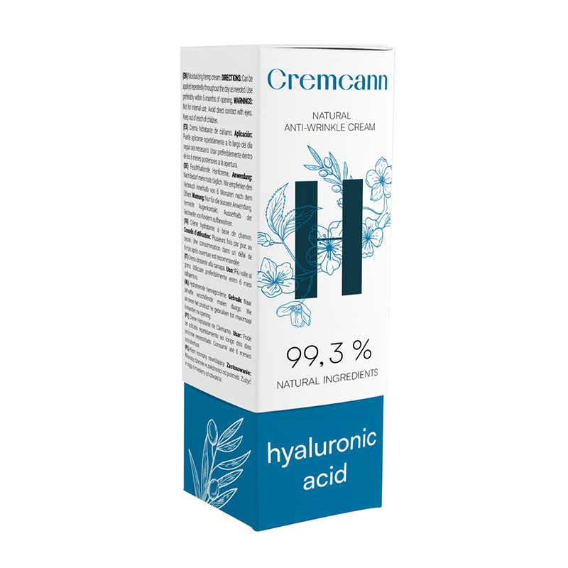 Annabis Cremcann Hyaluron Natural - Envase Airless 50 ml 2 Annabis Cremcann Hyaluron Natural - Envase Airless 50 ml