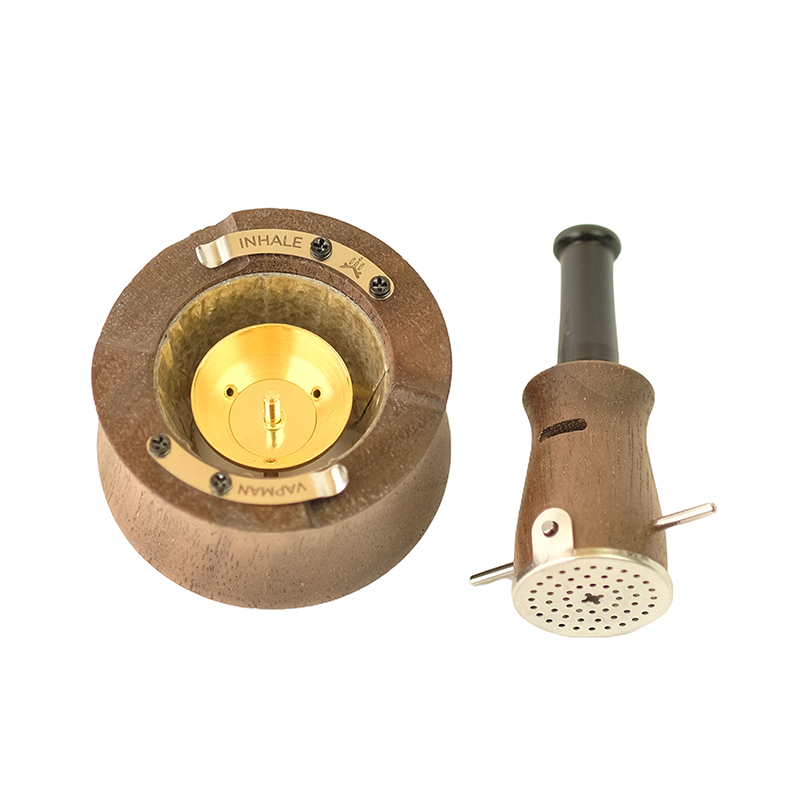 Inhale Vaporizer Vapman Click - Classic Walnut 2 Inhale Vaporizer Vapman Click - Classic Walnut