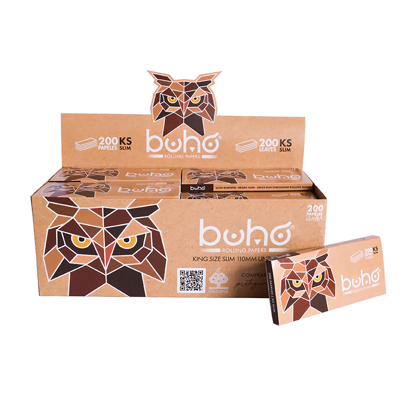 Paper Buho Natural King Size Slim 200 110 mm