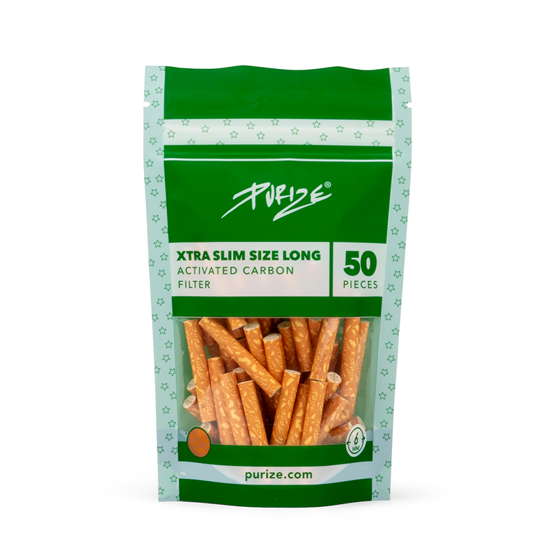 Filters Purize Xtra Slim Size Long (50 Stück / Beutel) Spy