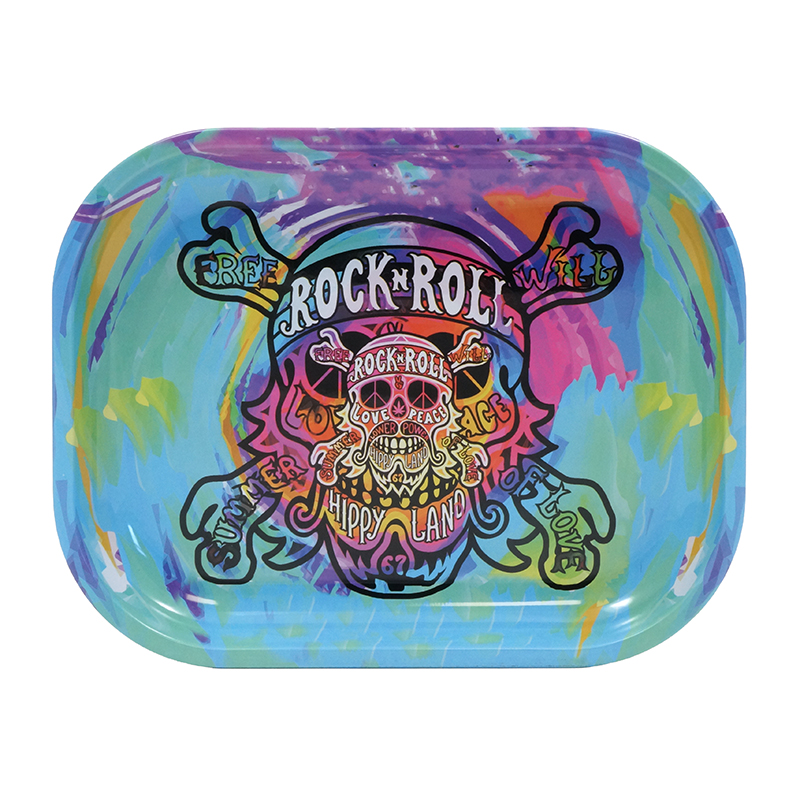 Tablett Metalica Liar 18x14 Cm - Rocknroll