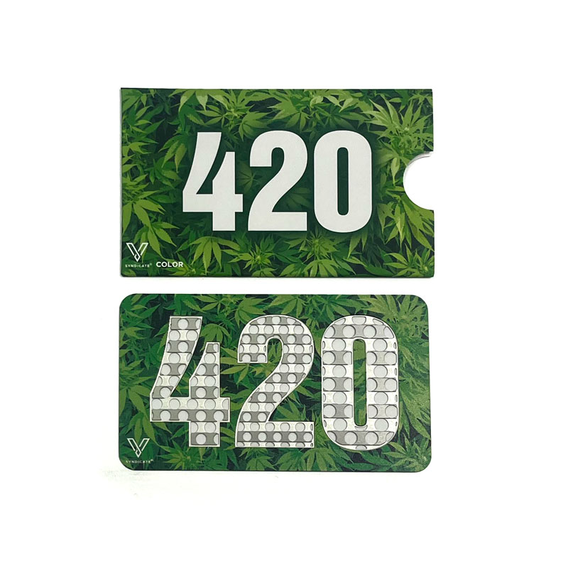 V-Syndicate Tarjeta Grinder 420 Leaves Vsyndicate