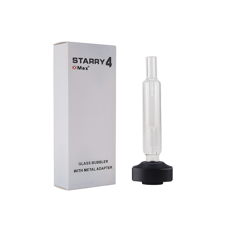 X-Vape Bubbler Glas mit Adapter Metal für XMAX Starry 4