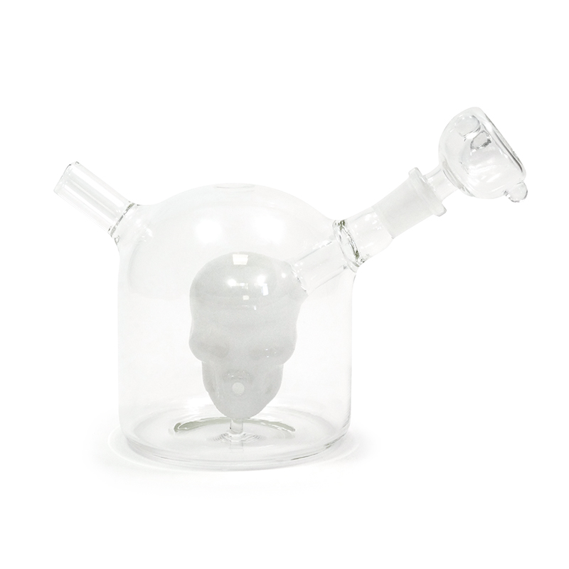 Wasserpfeife Glas Skull