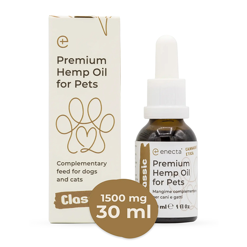 Premium Hemp Oil für Mascotas (1500mg-30 ml) CBD Enecta