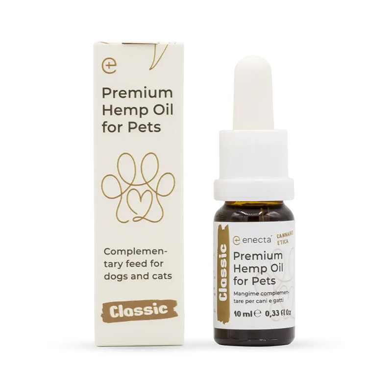 Premium Hemp Oil für Mascotas (500mg-10 ml) CBD Enecta