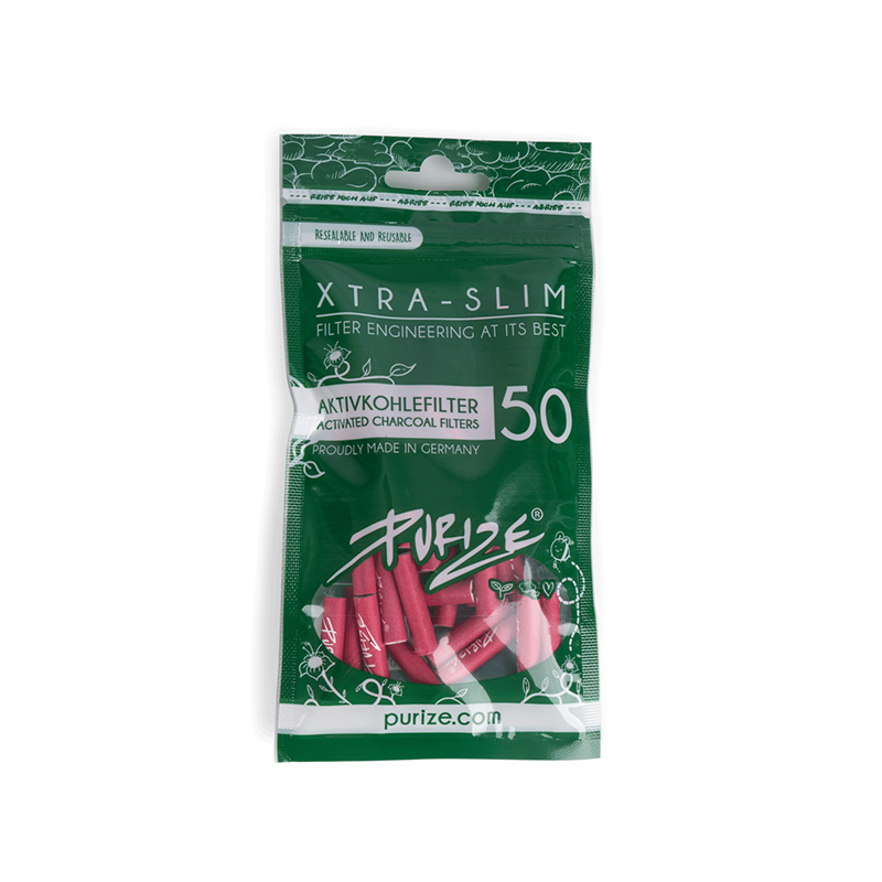 Filters Purize Xtra Slim (50 Stück / Beutel) Rosa (Pack 20 Beutel)