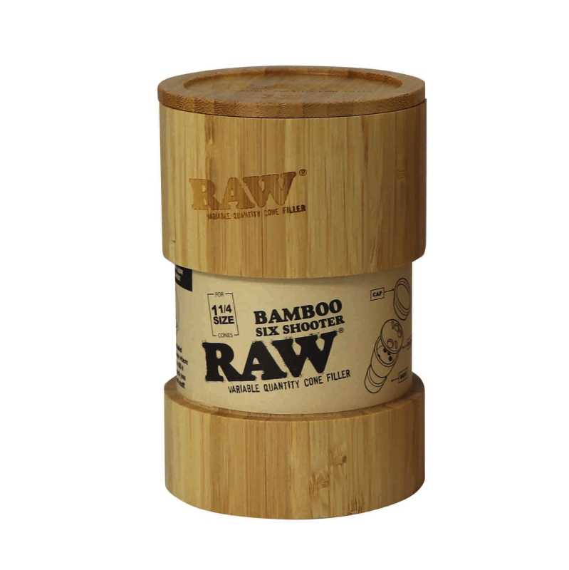 RAW Bamboo Six Shooter 1 1 / 4 2 RAW Bamboo Six Shooter 1 1 / 4