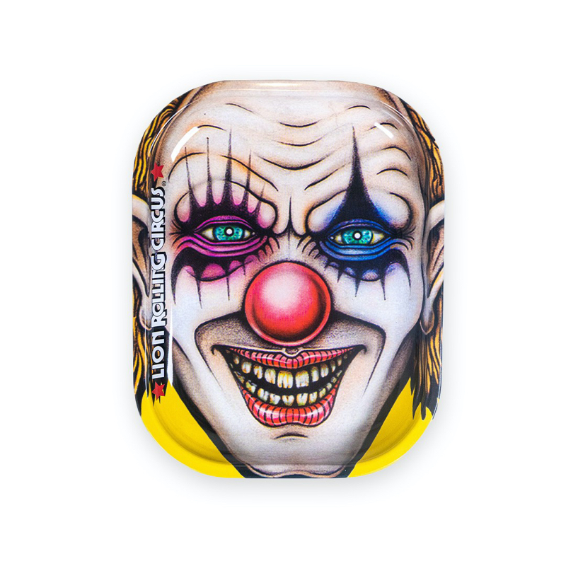 Lion Rolling Circus Tablett Pequena Metal Gelb Edgar Allan (Small Tray)