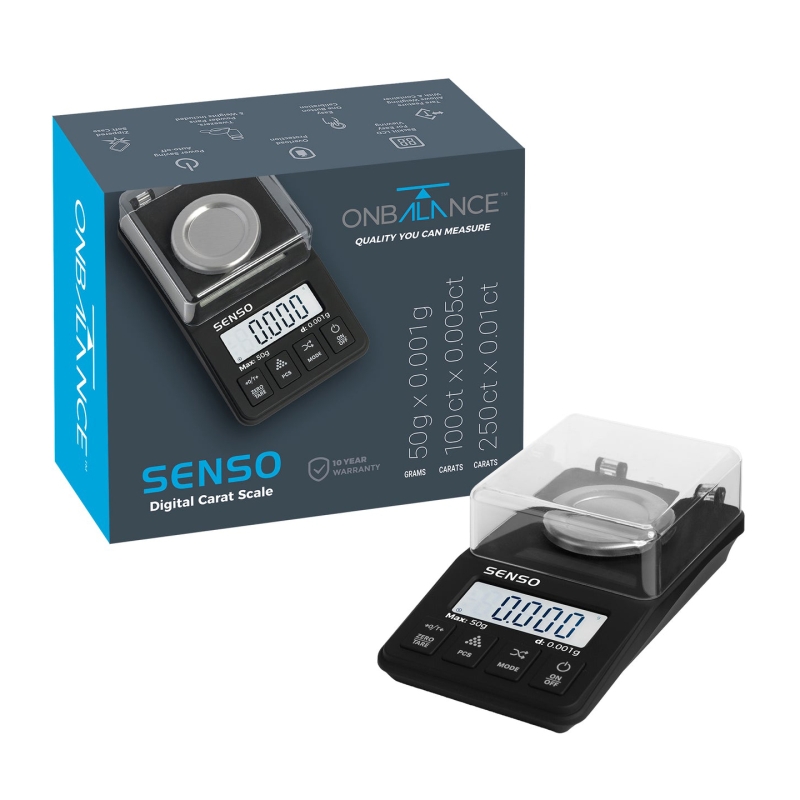 On Balance Senso Carat Milligram Scale 50 g x 0.001 g