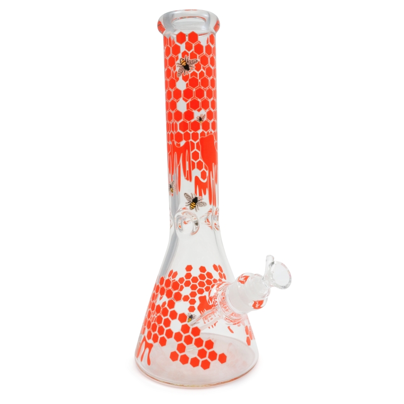 Beakers Bong Glas 32 cm Beaker Abejas