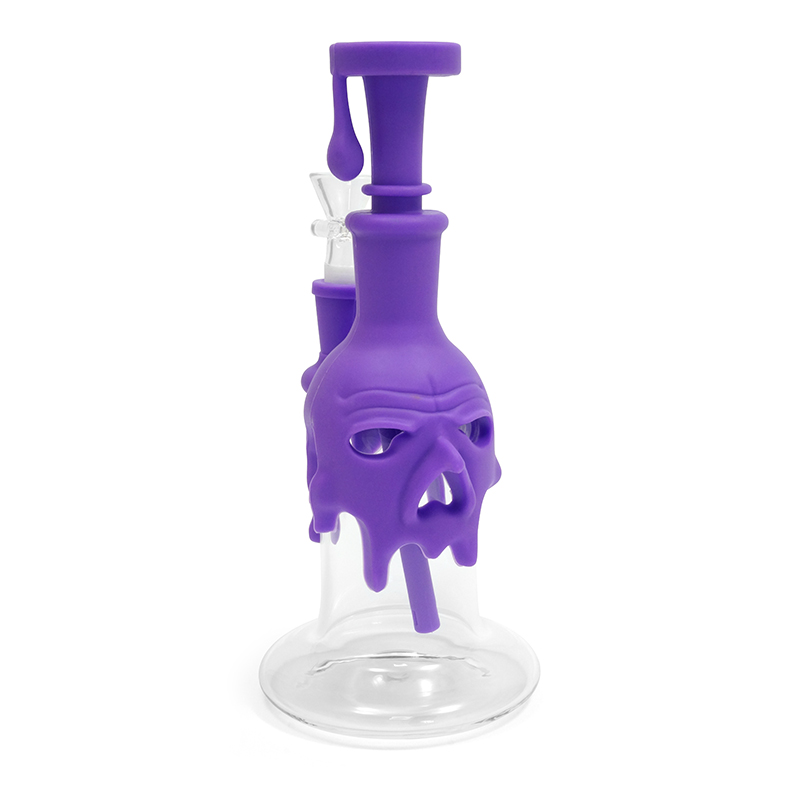 Bong De Silikon Woodpecker mit Cazuela De Glas