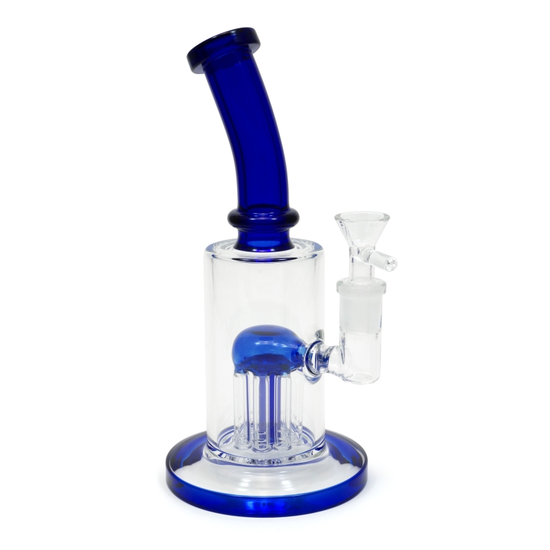 Bubblers Bong Glas 18 cm Bubbler Drum mit Percolador Medusa