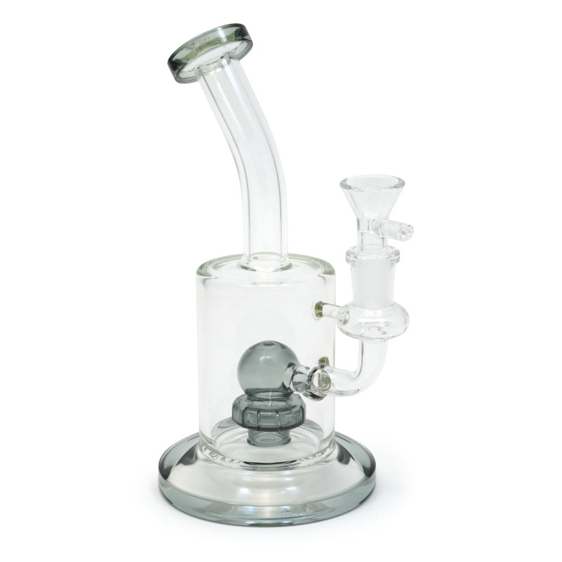 Bubblers Bong Glas 23 cm Bubbler Drum mit Percolador Bola