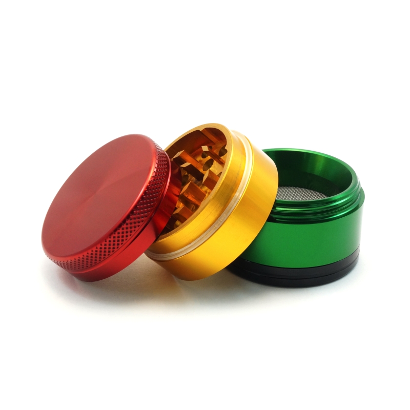 Grinder Pollinator-Grinder 40 mm Rasta Color