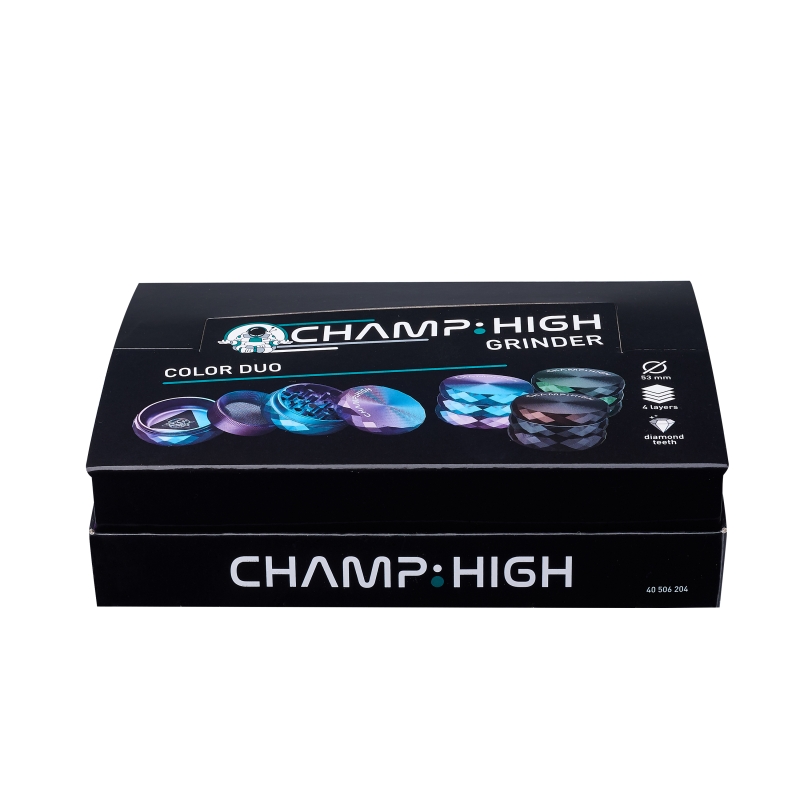 Color Duo Alu Grinder (53 mm) - Display 6 Stück - Colores Varios - Champ High