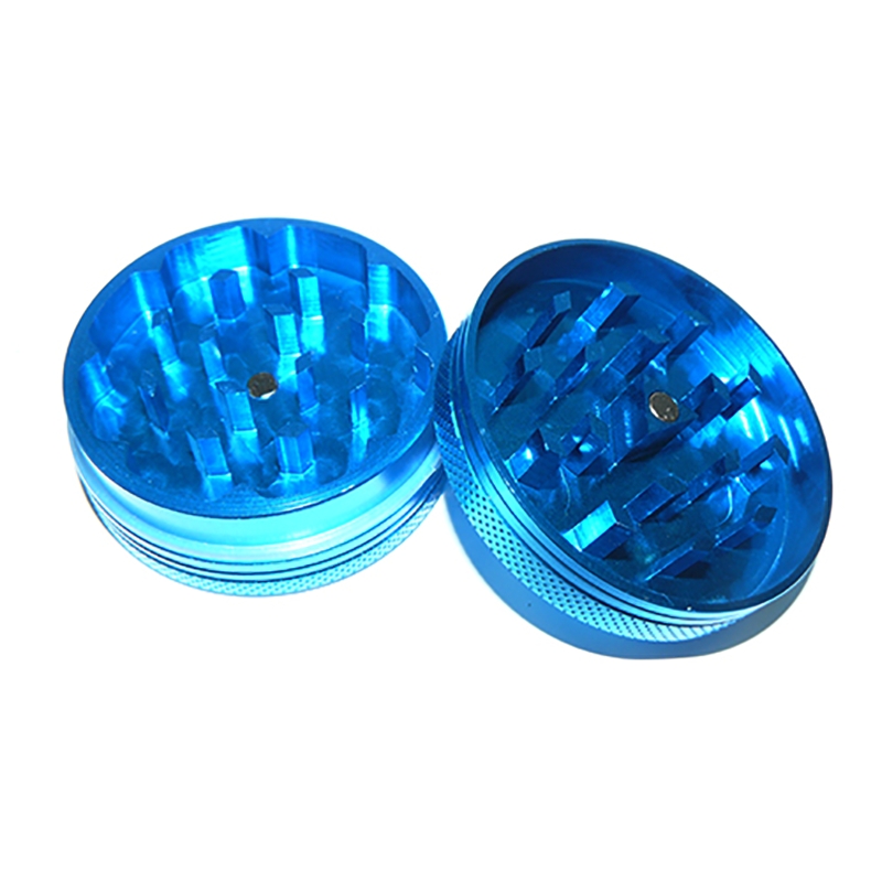 Magnetischer Aluminium-Grinder Cnc Blau 50 mm