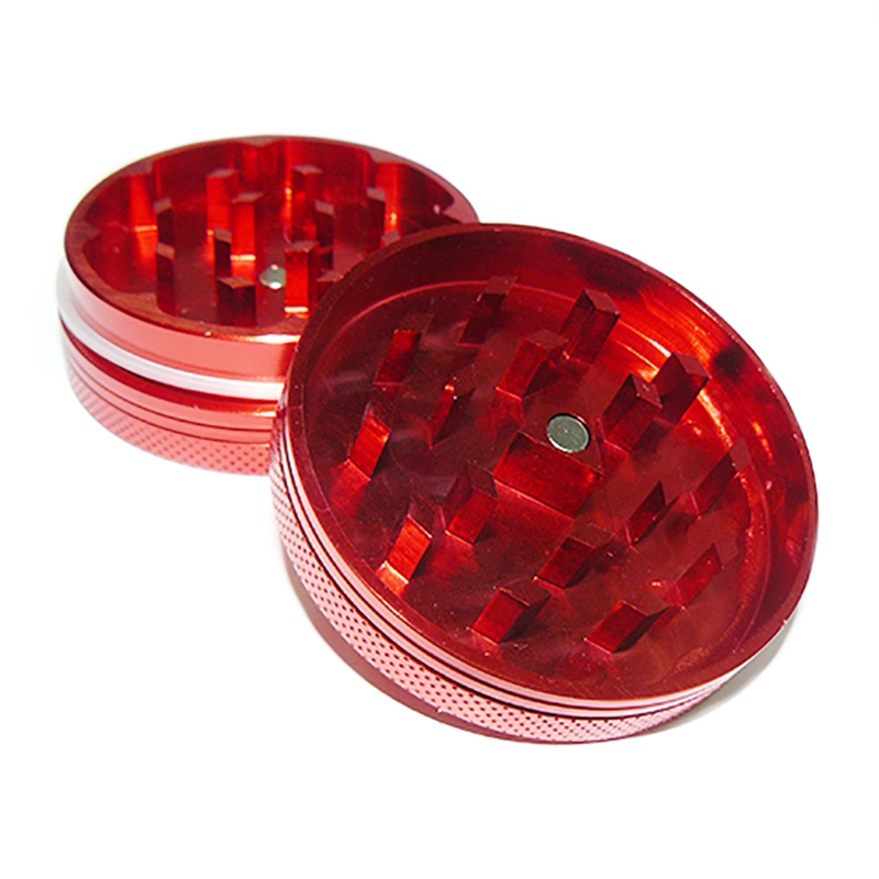 Magnetischer Aluminium-Grinder Cnc Rot 50 mm